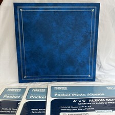 Pioneer Photo Album  3sets Refill Pages for 4"x6" BSP-46  13 Pages In Binder
