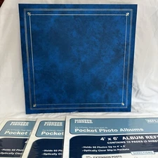 Pioneer Photo Album + 3sets Refill Pages for 4"x6" BSP-46 + 13 Pages In Binder