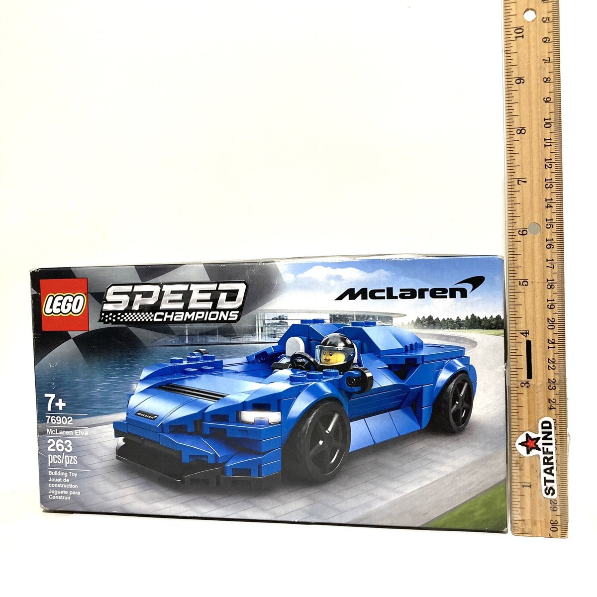 ねる LEGO Speed Champions 76902 McLaren Elva Kit 263 Pcs Car Model