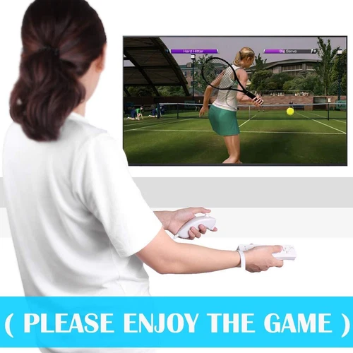 Built in Motion Plus Remote Controller &Nunchuck for Nintendo Wii /Wii U Console