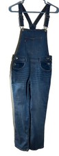 Adorable Levi's Overall Blue Denim Jeans Girls SZ 16R Jeans Logo Stretch Pockets