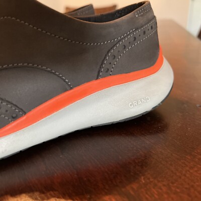 Cole Haan Grand Troy Wingtip Oxford Mens Shoes Size 10 Pavement Grey C33765 Cole Haan Grand Troy Wingtip Oxford Pavement Grey C33765  main image 3
