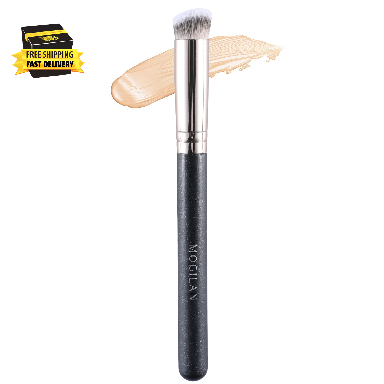 Concealer Brush for Under Eyes Nose Contour Blending and Buffing-image