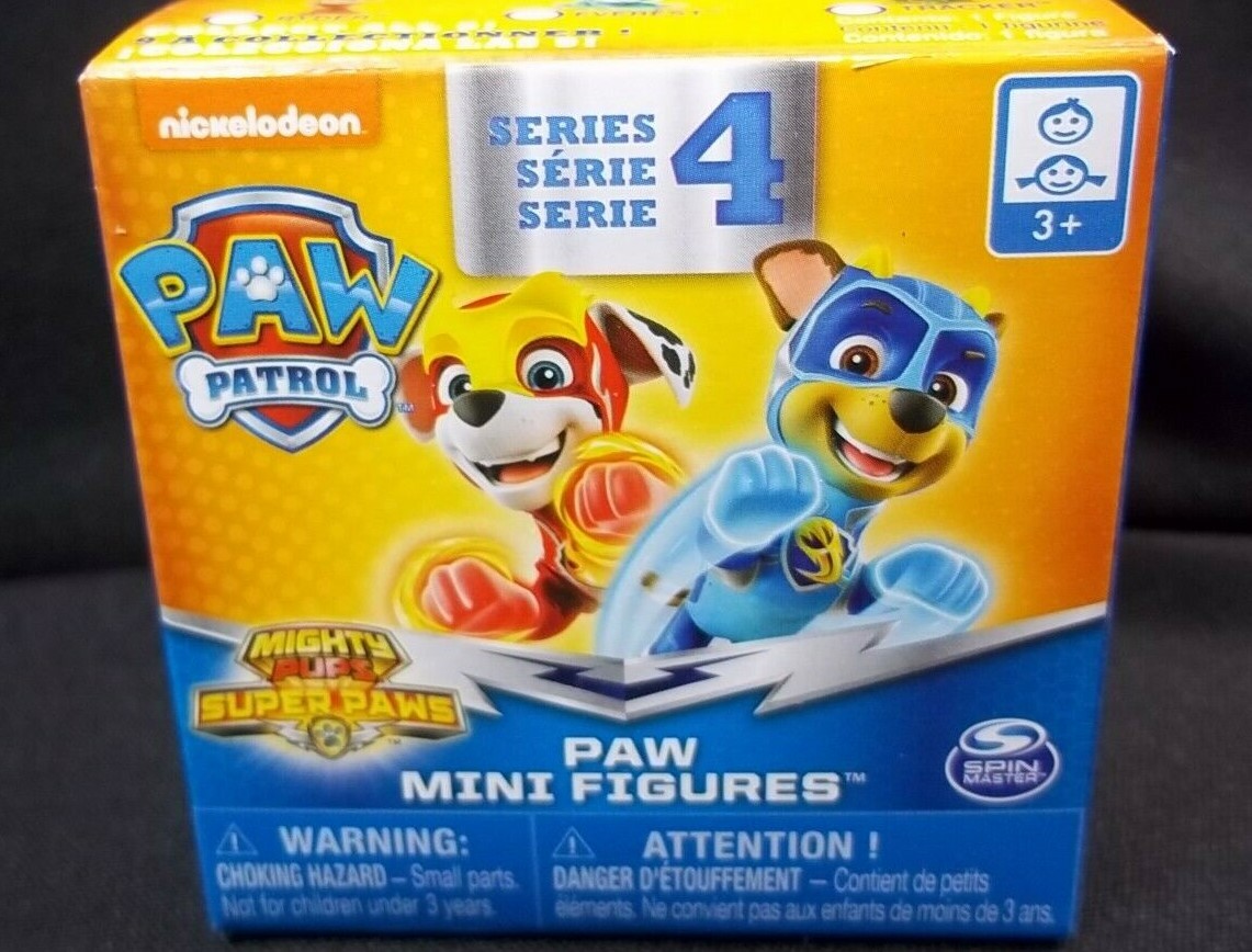 Paw Patrol Series 4 open blind box Mighty Pups mini figure Choose