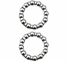 2 (1 PAIR) ALTALINE BICYCLE BOTTOM BRACKET BEARINGS (SIZE 5/16 X 12) CHROME.