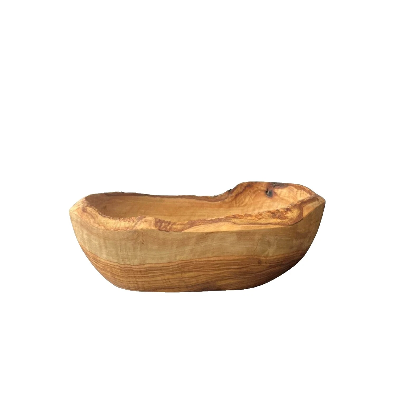 Ensalada de cuencos de Madera Marrón