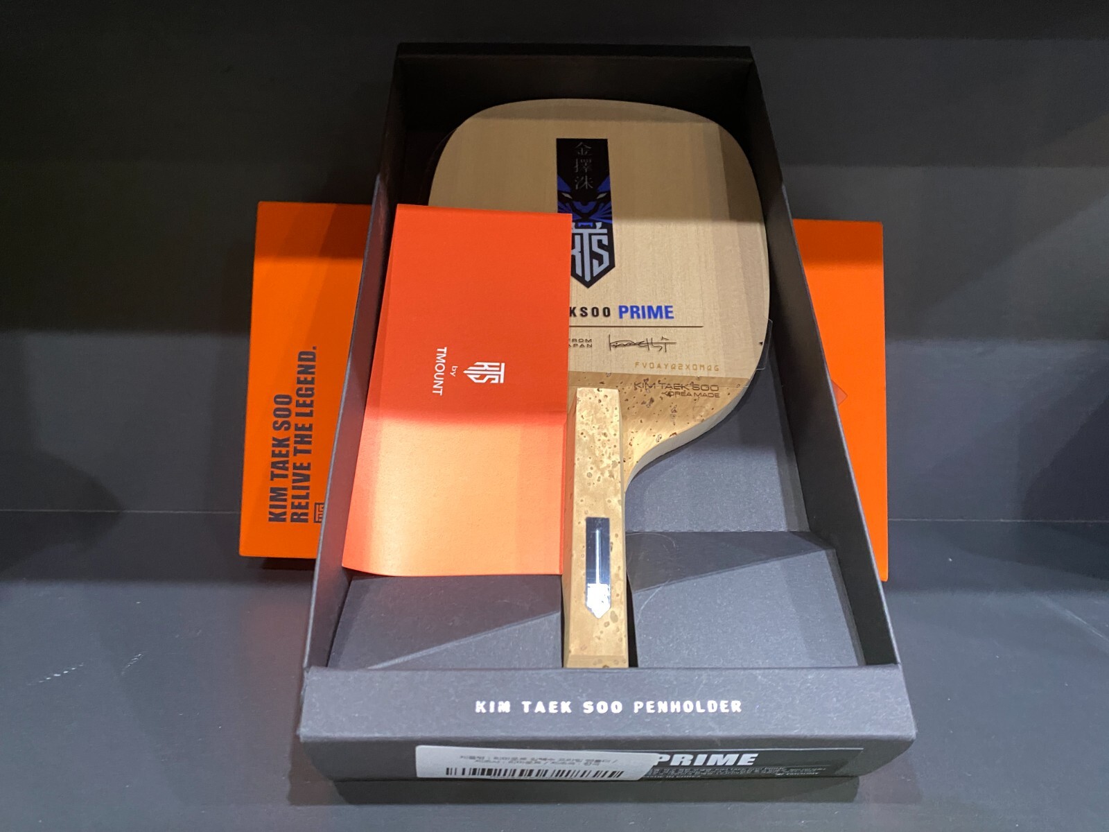 Держатель для ручек для настольного тенниса Tmount Kim Teak Soo Relive The Legend 97g NWT 40890₽