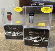 Wireless 2 Headsets Bluetooth BAE-815-2.1 Compatible. New In Original Case.