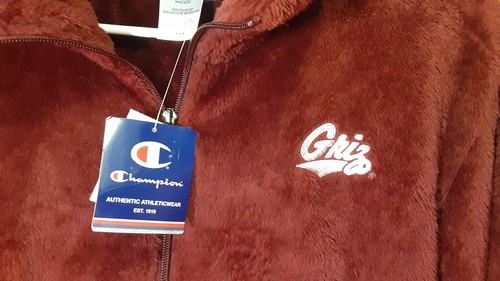 NWT ๐ป Champion University of Montana Grizzlies Fleece Jacket Mens Sz Medium - Picture 8 of 15