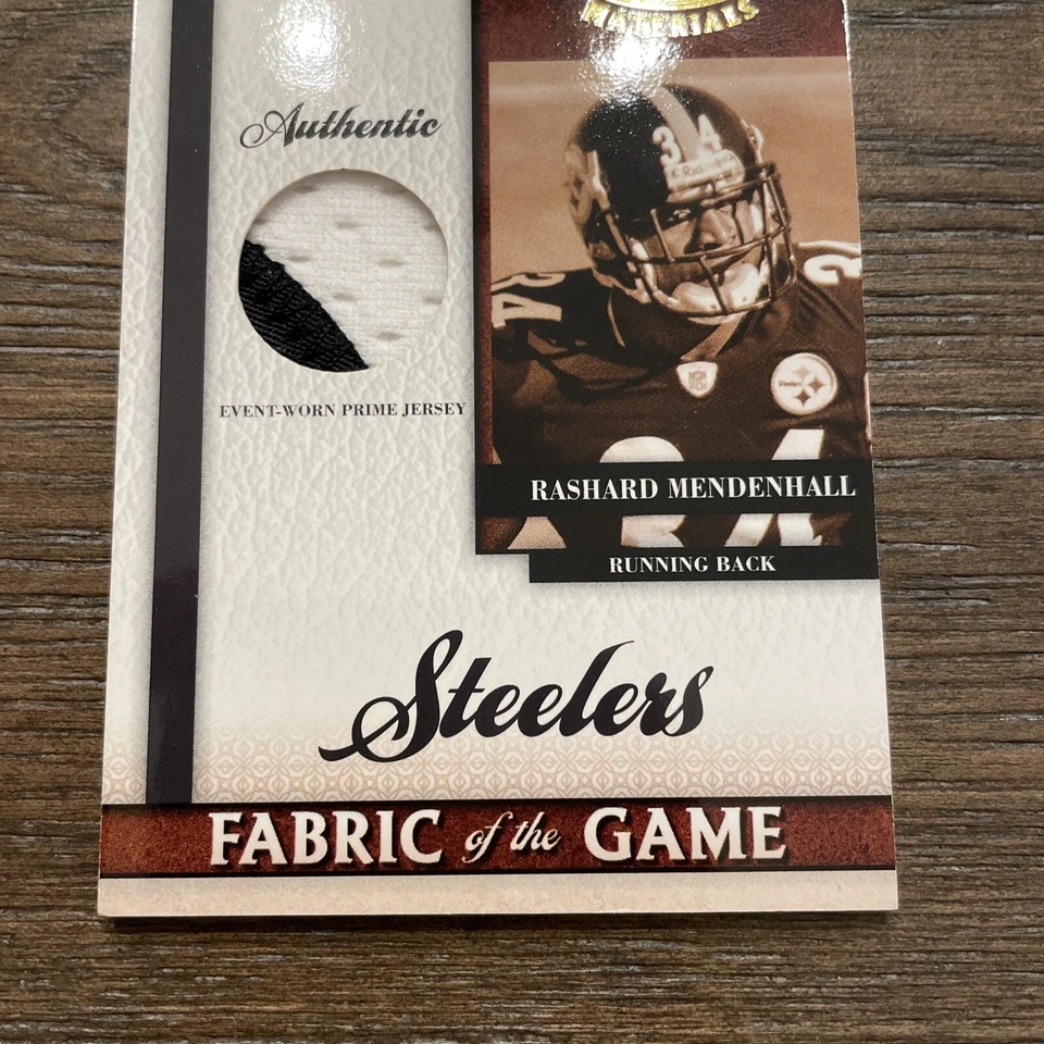 2008 Leaf Certified Materials Rashard Mendenhall 2 Color Patch /25 FOTG - Image 3 of 4