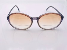 Vintage Young Look 210 Blue Purple Transparent Oval Sunglasses FRAMES ONLY