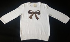 Sonoma Pullover Ivory Sweater w/Gold Sequin B...