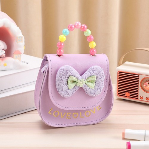 PU Leather Kids Shoulder Bag Cute Flowers Crossbody Bags Creative Handbags - Picture 19 of 19