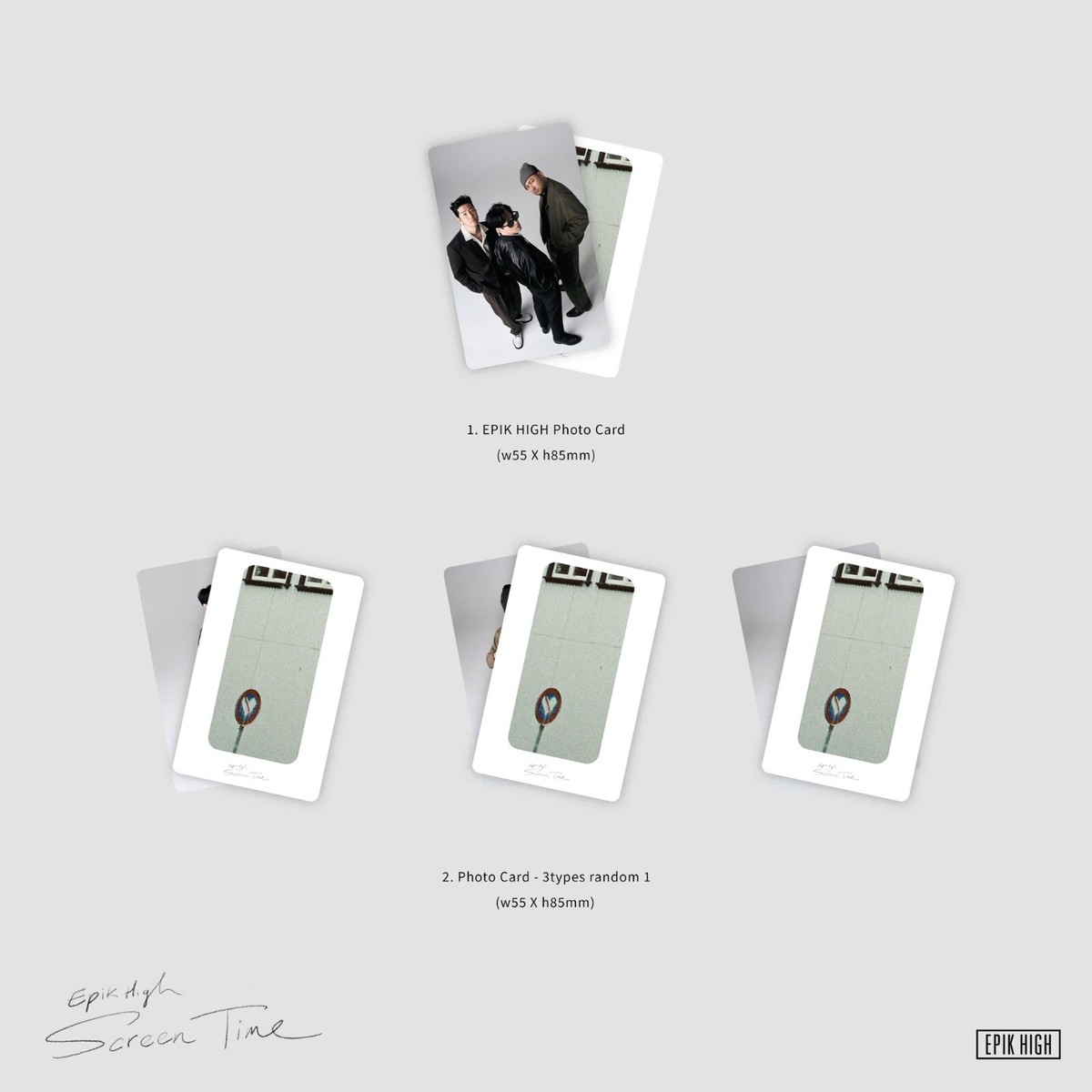K-POP Epik High Album Screen Time CD+20p Booklet+2ea Photocard+