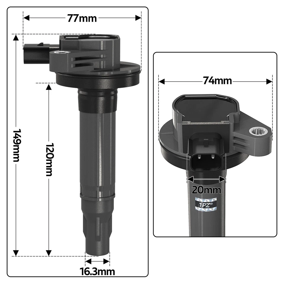 6x Motorcraft Ignition Coil DG520 & Spark Plug 5019 For 07-18 Edge 3.5L v6 UF553 - Image 2 of 4