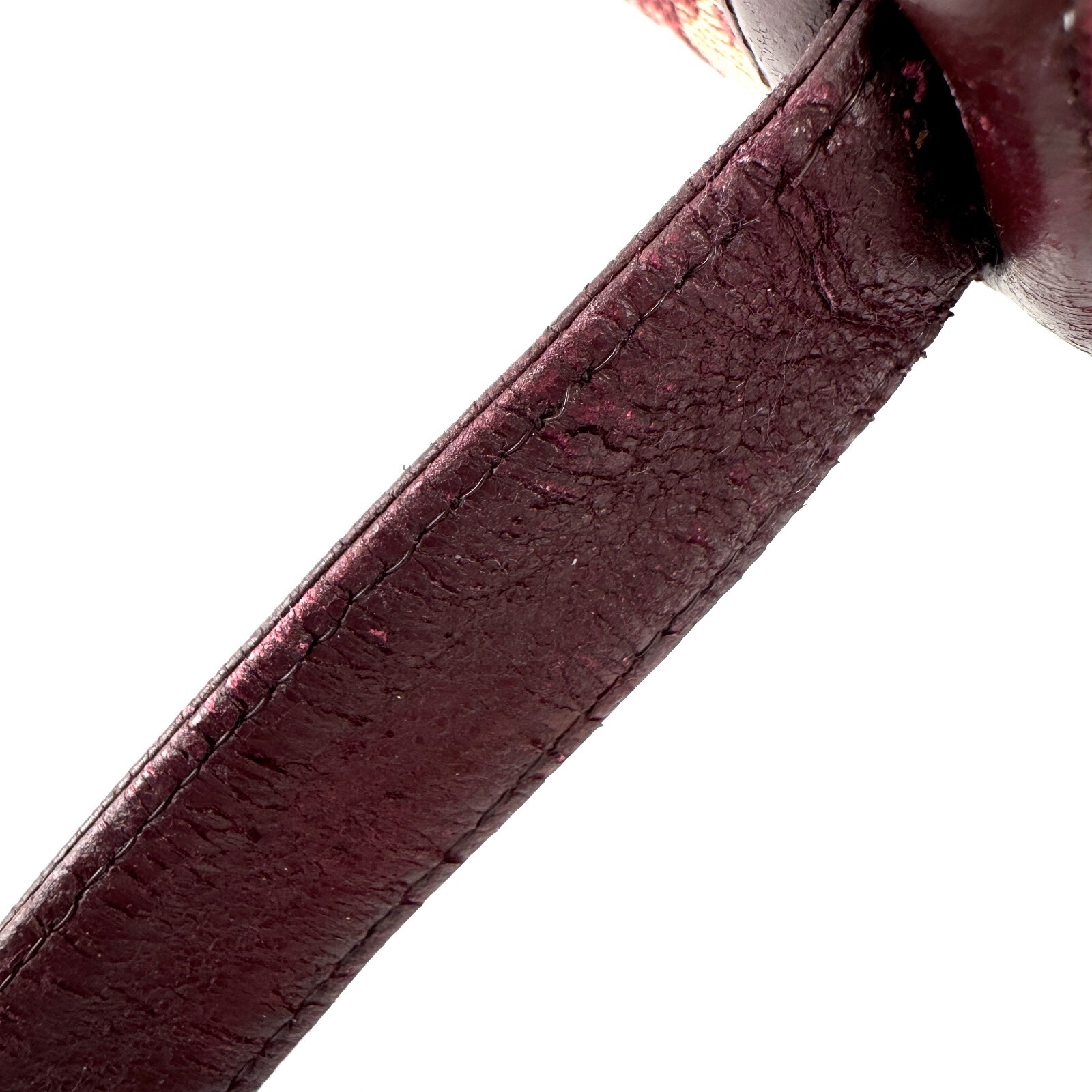 Christian Dior Trotter Vintage Canvas Leather Shoulder Bag Red Bordeaux Auth 670 thumbnail 12