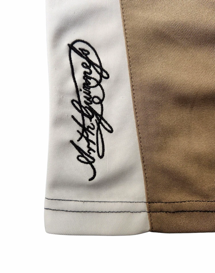 Camisa polo masculina Guinness golfe XL ajuste descontraído preta bege branca Irlanda cerveja harpa - Imagem 3 de 4