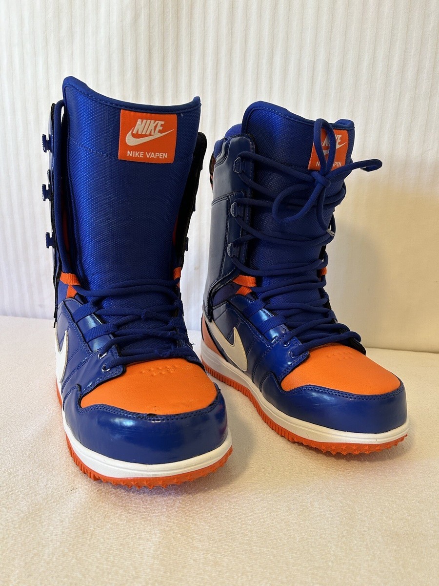 men-NIKE Vapen Snowboard boots(US-8)(Eu-41) blue/orange | eBay men-NIKE Vapen Snowboard boots(US-8)(Eu-41) blue/orange | eBay