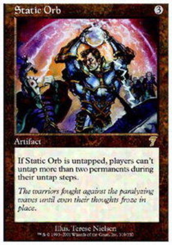 [1x] Static Orb - Foil Near Mint, English Seventh Edition MTG Magic