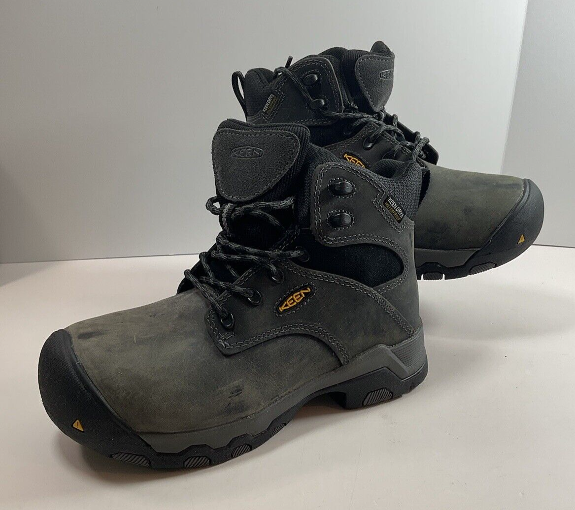 Stivali da trekking donna impermeabili Keen Utility Helena grigio medio taglia 5 nuovi senza scatola