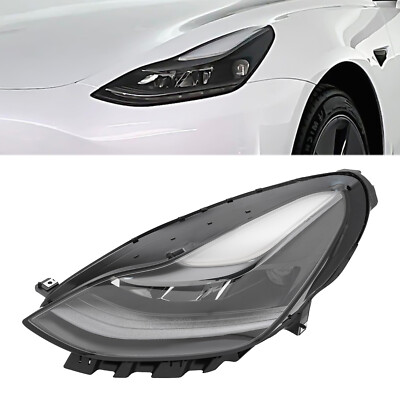 Left Driver Side Headlight For 2021 2022 2023 Tesla Model 3 / Y LED Headlamp