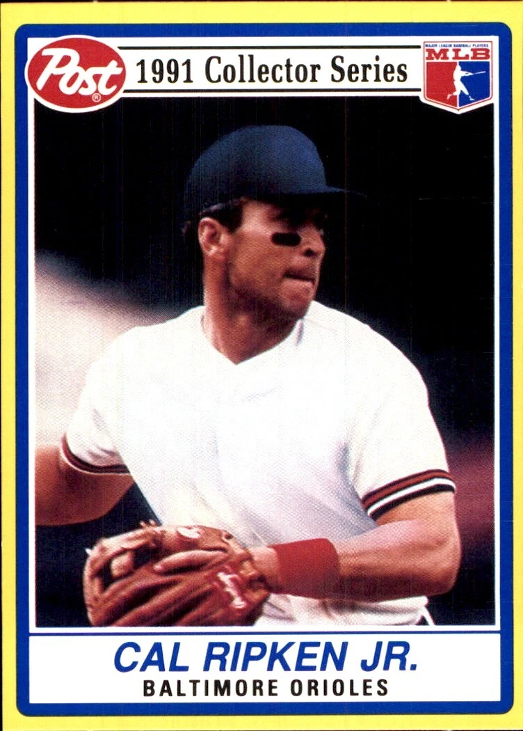 1991 MSA Post Cereal #19 Cal Ripken Jr BALTIMORE ORIOLES ODDBALL