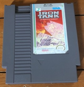Iron Tank: The Invasion of Normandy NES 1988 Box Game and Manual