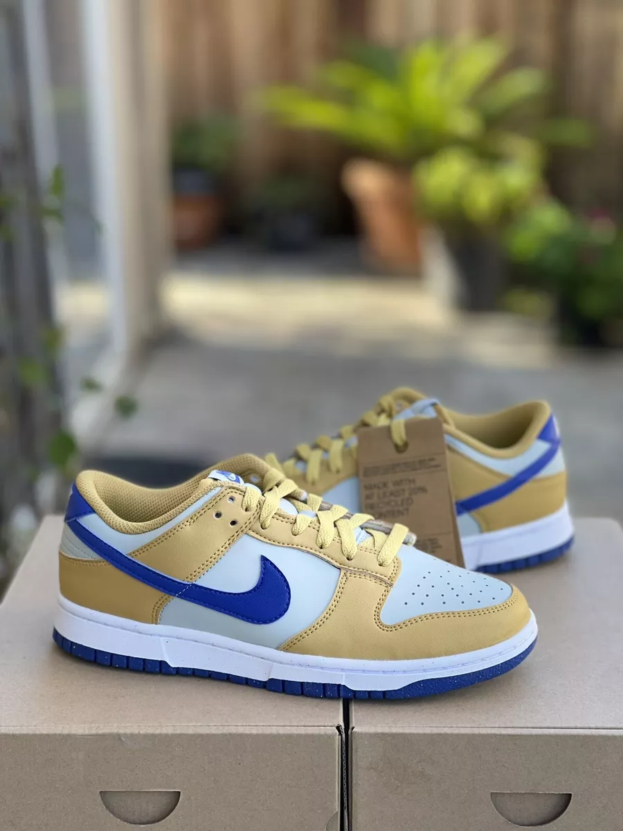 NEW Nike Dunk Low Wheat Gold Hyper Royal DN1431 700 Women s Size 8