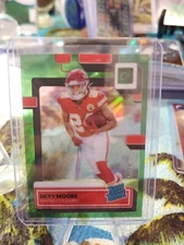 2022 Clearly Donruss Skyy Moore Green Holo Rated Rookie  #d/25 SSP
