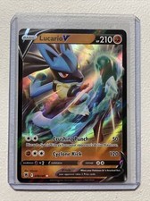 Lucario V HOLO ULTRA RARE Pokemon TCG Astral Radiance 78/189