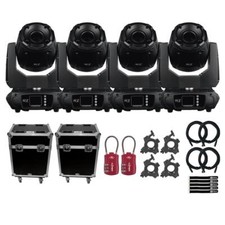 JMAZ Lighting JZ3011 Attco Spot 200 DMX LED Moving Head Light Fixtures 4 Pack