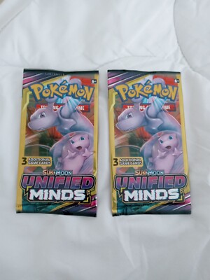 2 x Pokemon Sun&Moon Unified Minds Booster - OVP ENGLISCH, 0 ;-) Versand