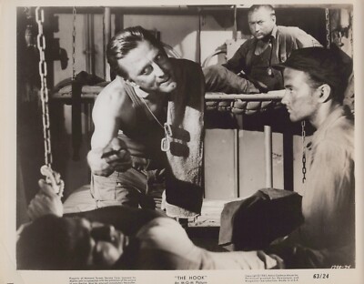 Kirk Douglas + Nick Adams in The Hook (1963)   Vintage Photo M 304