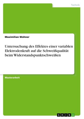 Untersuchung des Effektes einer variablen Elektroden[...] | Buch | 9783668894778