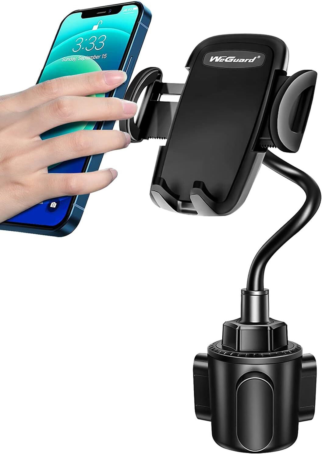 Cup Holder Phone Mount No Shaking Cup Phone Holder for Car Rock Solid Car Phone
