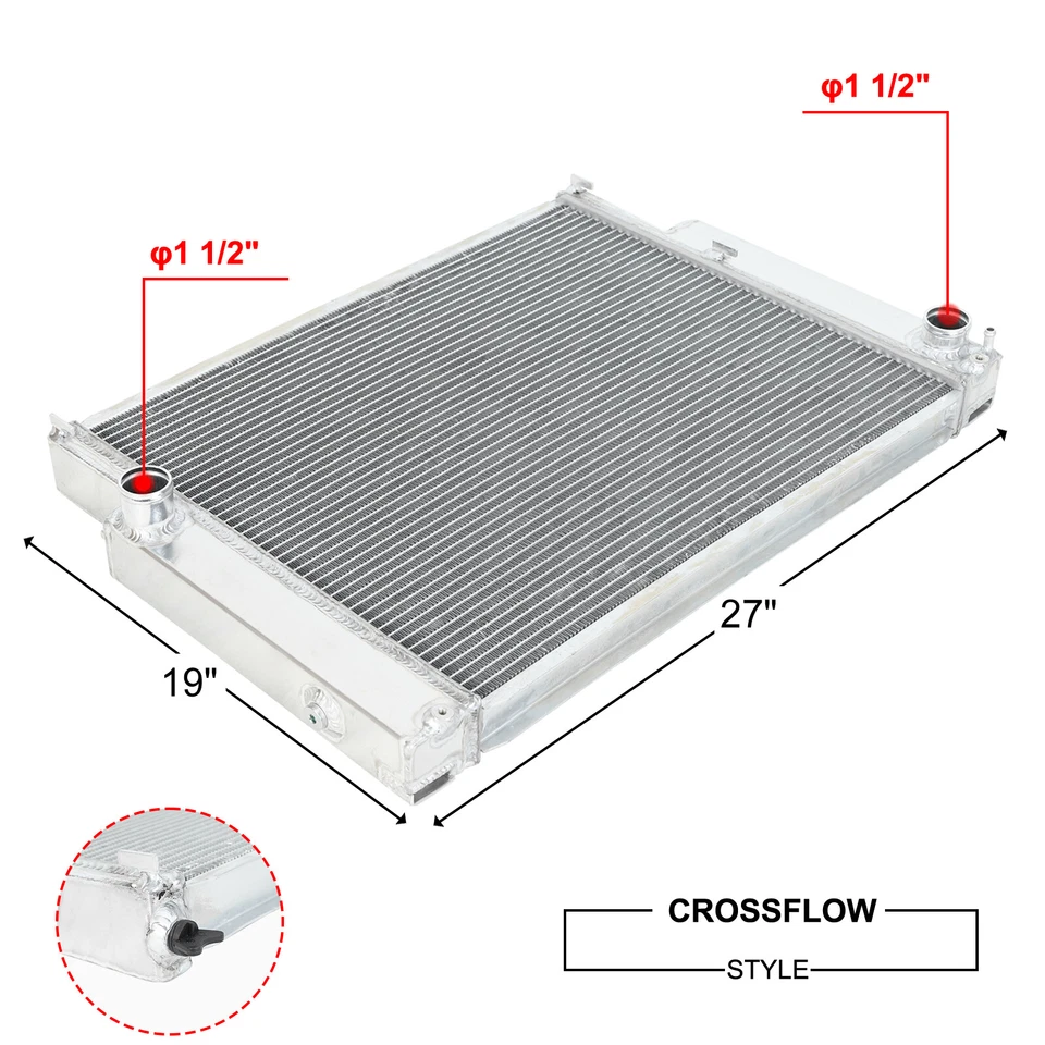 Core 2 Row Aluminum Radiator For 1992-1999 BMW E36 320i 323i 325i 328i Manual MT Foto 2 de 4
