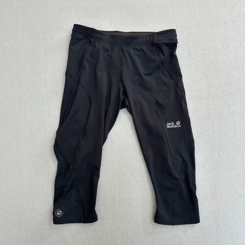 Jack Wolfskin Womens Capris S Dark Gray Activewear Hiking Workout - Picture 2 of 7