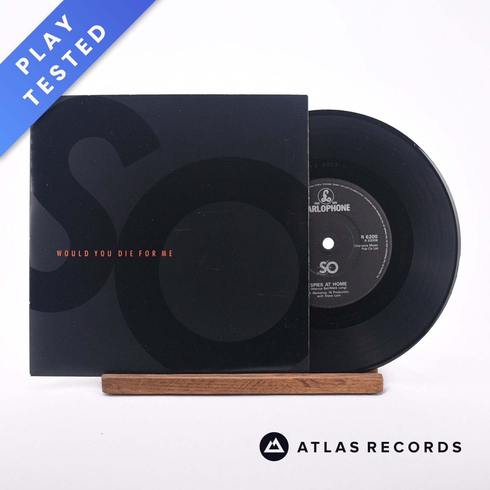 So - Would You Die For Me - 7"" Vinyl Record - VG+/VG+