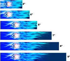 White Water Archery Flaming Eyes Skull Skeleton Smoke 1 Arrow Wraps 15 Pc Pack
