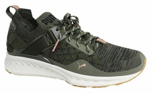 puma ignite olive green