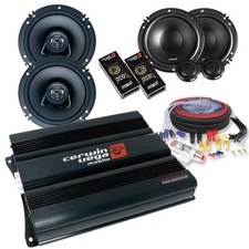 4 Channel Amplifier & 6.5 component/ 6.5 coax...
