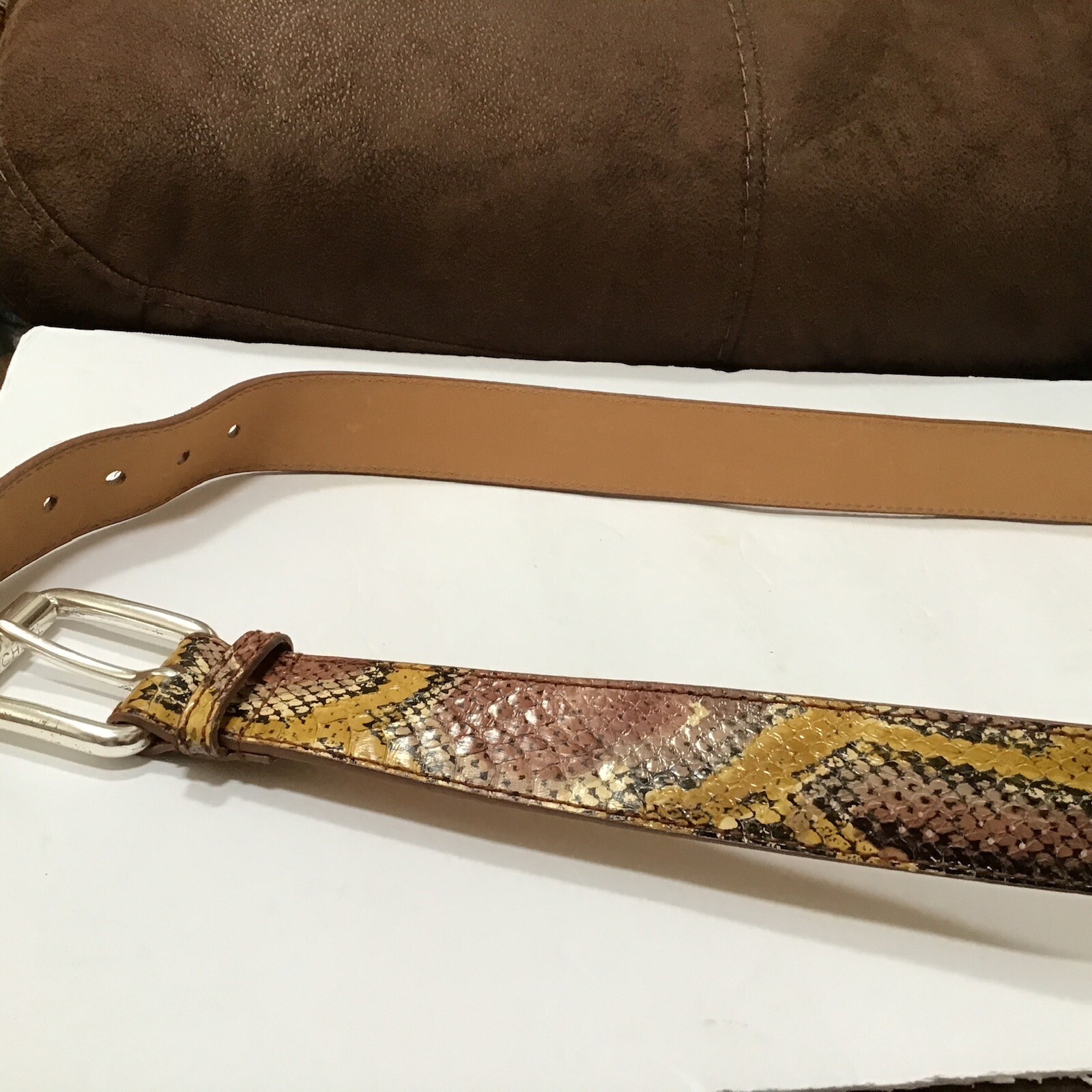 MICHAEL Michael Kors XL Snake Python Leather Prin… - image 5