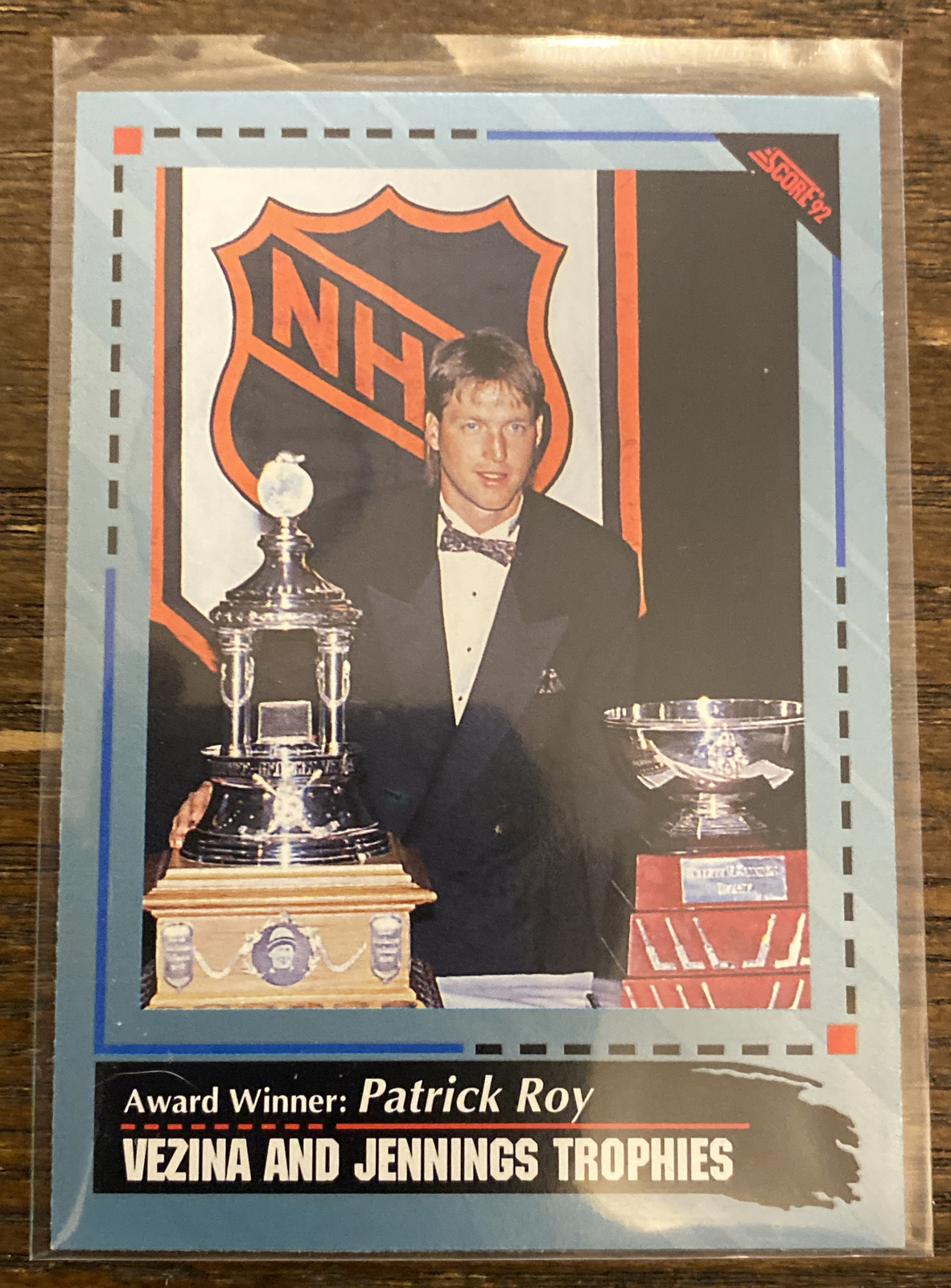 1992-93 SCORE CANADIAN PATRICK ROY MONTREAL CANADIENS - #527 - NM Free Shipping!