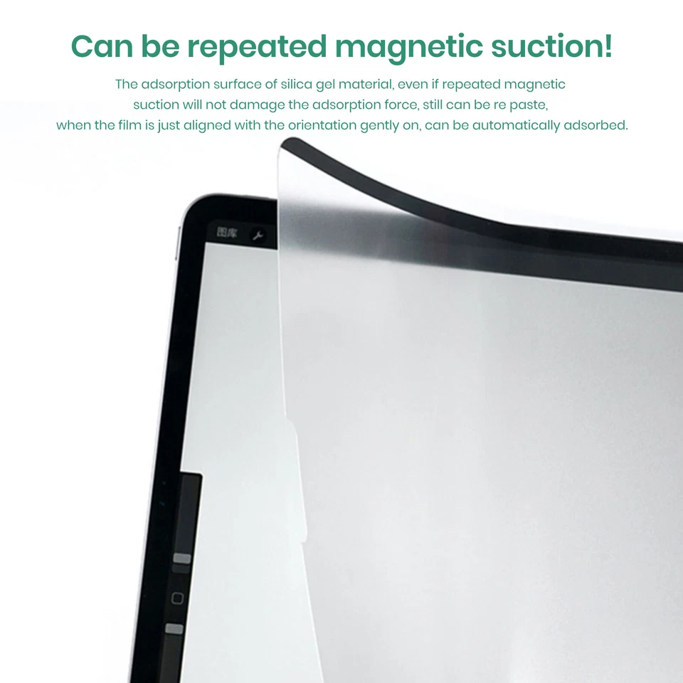 Magnetic Like Paper Screen Protector For Apple iPad Pro/Air/mini Tablet (1-2*PC) - Image 3 of 4