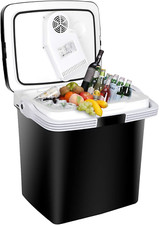 Pro 28QT 26L Portable Electric Cooler and Warmer, Mini 12V DC Car Refrigerator