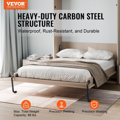 VEVOR Kit Letto Scomparsa Verticale Deluxe Fai da Te Pieghevole Queen Size - Foto 2 di 12