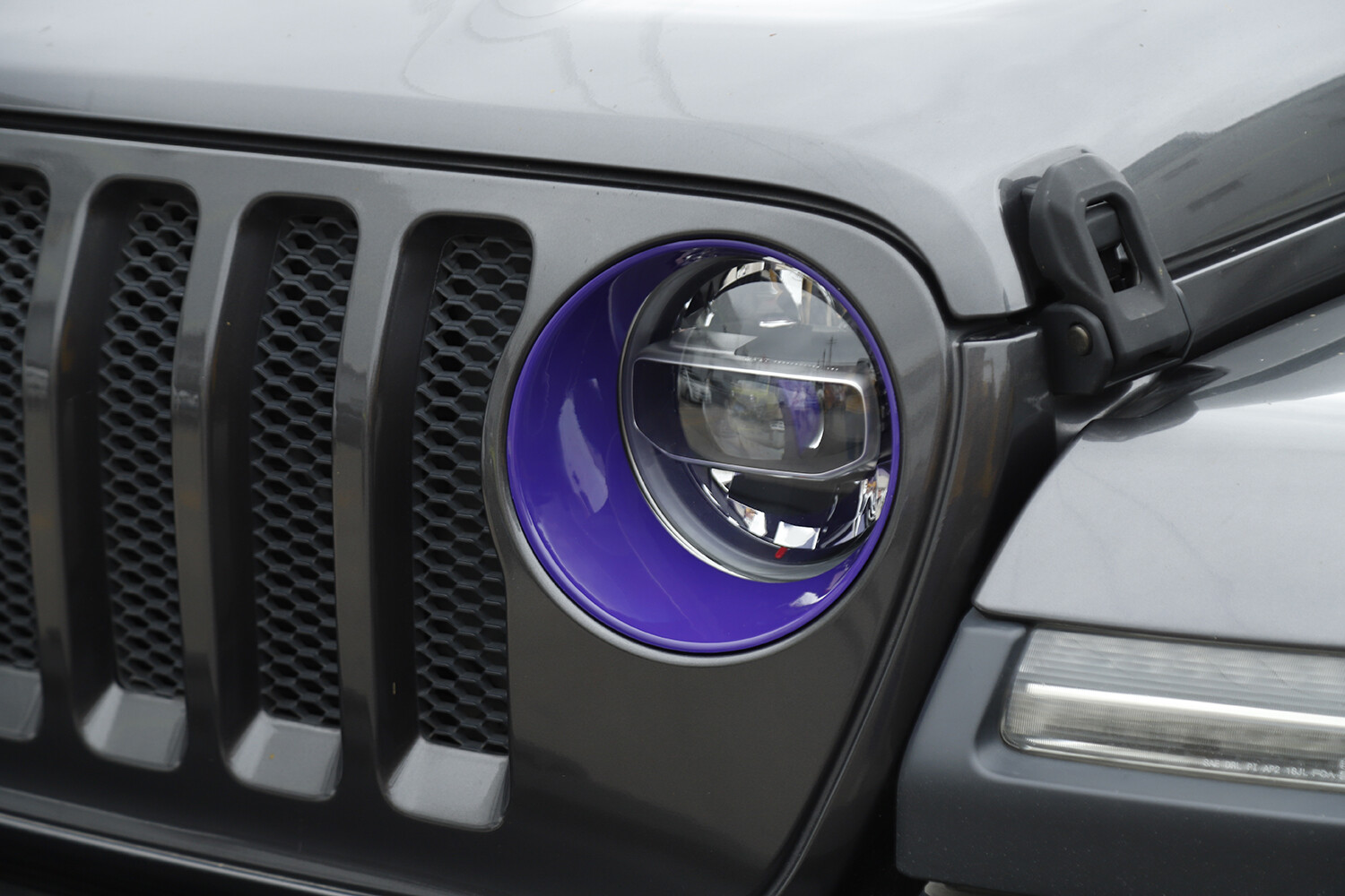 Purple Front Grill Inserts Headlight Cover for Jeep Wrangler JL 18+ Accessories eBay