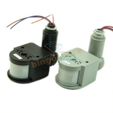 Outdoor 12M Security Infrared PIR Motion Sensor Detector Wall LED Light RF 180°