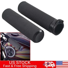Motorcycle 1" 25mm Handlebar Hand Grips For Harley Sportster Dyna Softail 96-up