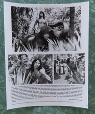 1994 The Jungle Book Movie Press Kit Still Photo Jason Scott Lee B&W 8x10